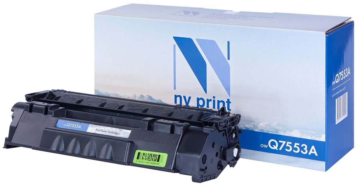 Лазерный картридж NV Print NV-Q7553A для HP LaserJet P2014, P2015, P2015dn, P2015n, P2015x, M2727nf, M2727nfs (совместимый, чёрный, 3000 стр.)