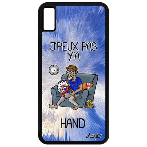 фото Чехол на мобильный apple iphone xs max, "не могу - смотрю гандбол!" спорт карикатура utaupia