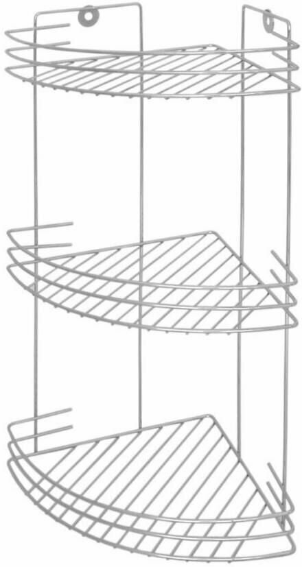 Полка угловая трехъярусная 19х19 h40см