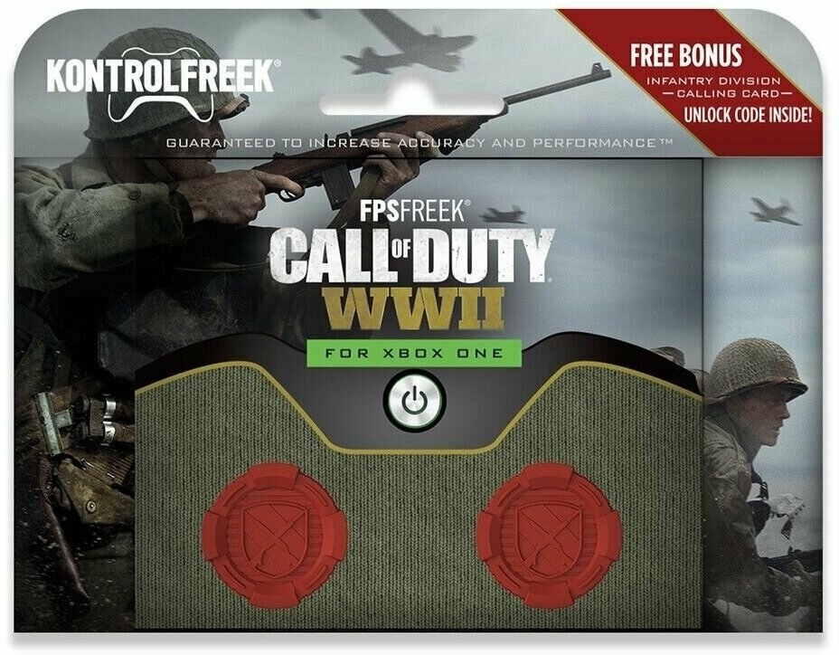 Насадки на стики FPS KontrolFreek Call of duty WW2 для геймпада Xbox One / Series S X накладки 90