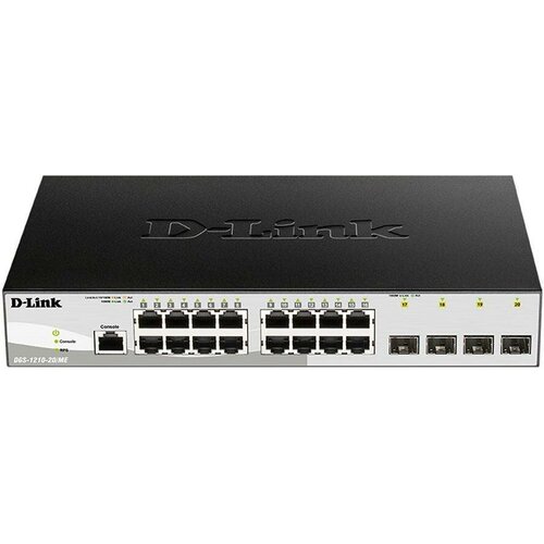 Коммутатор D-Link DGS-1210-20MEB1A 16G 4SFP управляемый 2367200₽