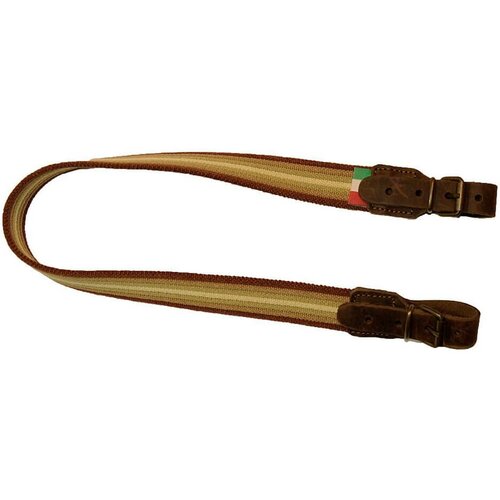 Ремень для ружья Maremmano 65-75х3 см прорезиненный эластичный нейлон, светло-коричневый (11921)