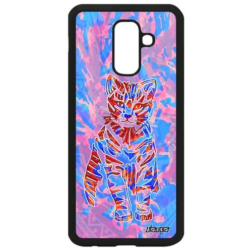 фото Чехол на телефон galaxy a6 plus 2018, "кот" тигристый бенгальский utaupia