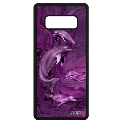фото Чехол на смартфон galaxy note 8, "дельфины" гринды афалина utaupia