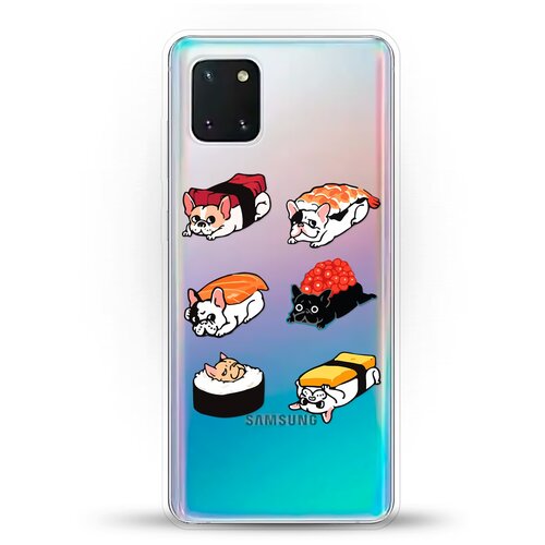 фото Силиконовый чехол суши-собачки на samsung galaxy note 10 lite andy & paul