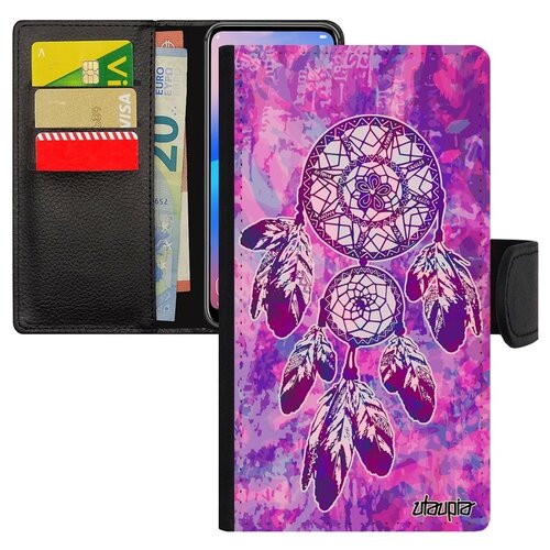 фото Чехол книжка на мобильный apple iphone xs, "ловец снов" талисман оберег utaupia