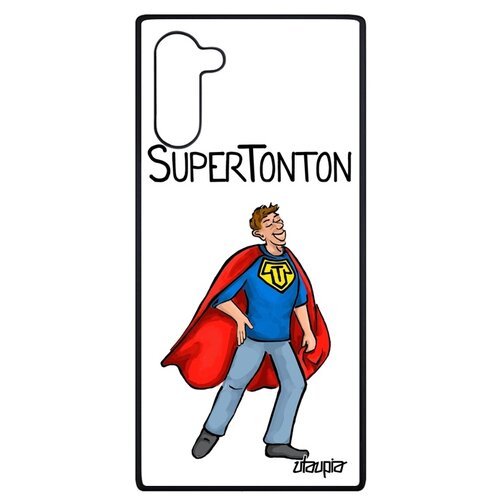 фото Чехол на смартфон galaxy note 10, "супердядя" юмор веселый utaupia