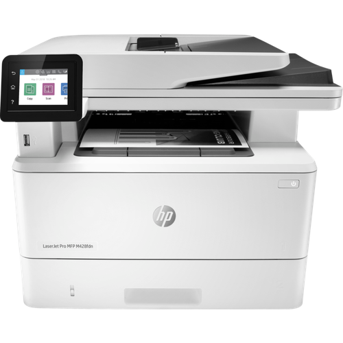 Лазерное многофункциональное устройство HP LaserJet Pro MFP M428fdn (p/c/s/f , A4, 38 ppm, 512Mb, Duplex, 2 trays 100+250, ADF 50, USB 2.0/GigEth , Cartridge 3000 pages in box, repl. F6W17A ) (W1A32A#B19)