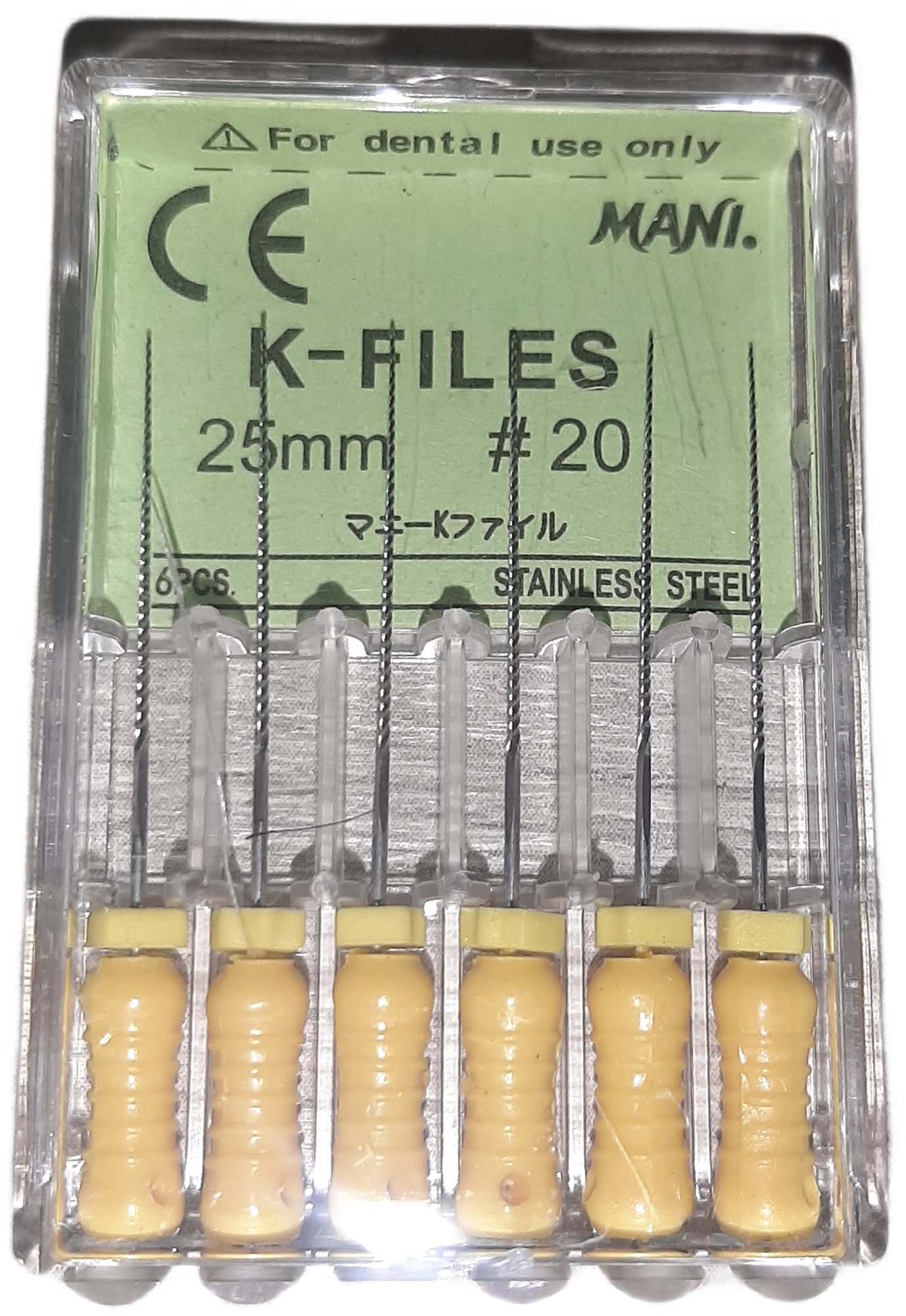 K-files №20 мани (25мм)
