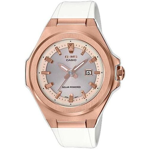 Наручные часы CASIO Casio BABY-G MSG-S500G-7A2, белый, золотой