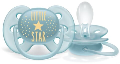 Пустышка Philips Avent SCF528/01 Ultra soft Hello star с футляром