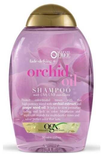 Шампунь OGX для ухода за окрашенными волосами, Масло орхидеи, 385 мл (80246)