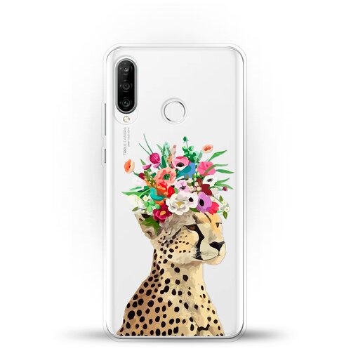 фото Силиконовый чехол леопард на huawei nova 4e andy & paul