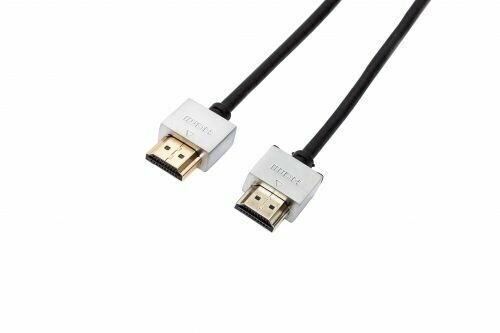 Кабель HDMI Filum FL-CProSL2.1-HM-HM-1M 1 м, slim, ver.2.1, мет. разъемы, медь, черный, разъемы: HDMI A male-HDMI A male, пакет.