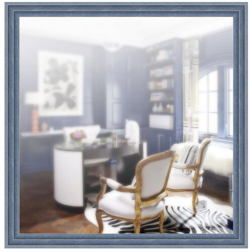 фото Зеркало в широкой раме 79 x 80 см, модель p048020 аурита