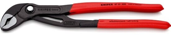 Клещи переставные Knipex KN-8701300SB COBRA®, 70 мм (2 3/4"), 300 мм, пластиковые рукоятки