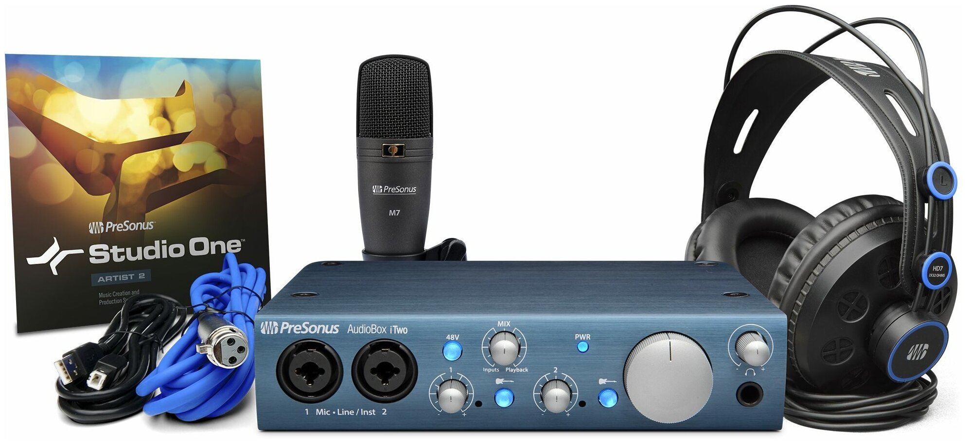 Внешняя звуковая карта PreSonus AudioBox iTwo Studio