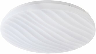 Светильник потолочный светодиодный ЭРА SPB-6-Slim 4-36-4K / Люстра потолочная светодиодная на кухню, накладная, круглая, в детскую, в спальню, в гостиную, в зал, модерн, белая, 36Вт, 4000К