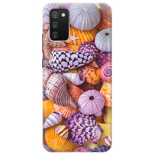 фото Re:pa чехол - накладка artcolor для samsung galaxy a02s с принтом "разноцветные ракушки"