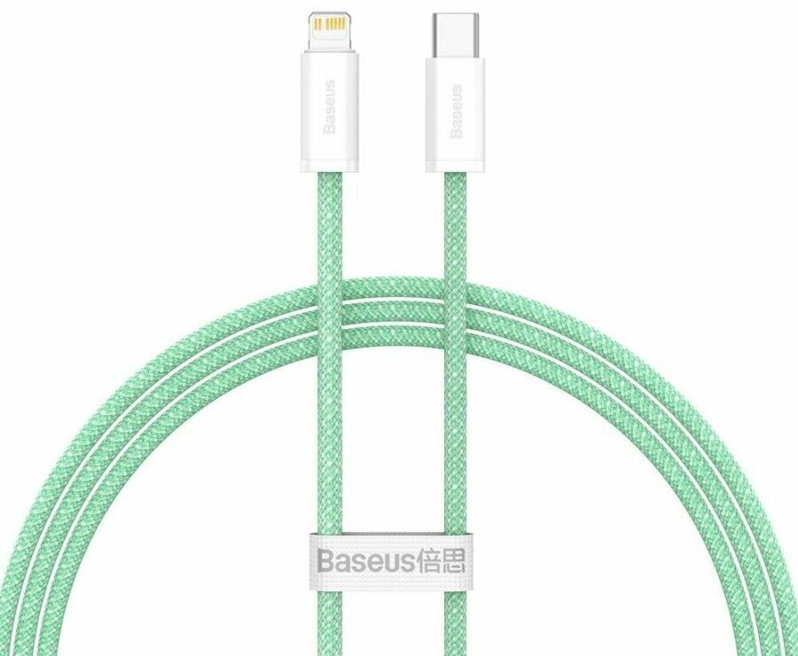 Кабель Baseus Dynamic Series Fast Charging Data Cable Type-C to Lightning 20W 1m Green (CALD000006)