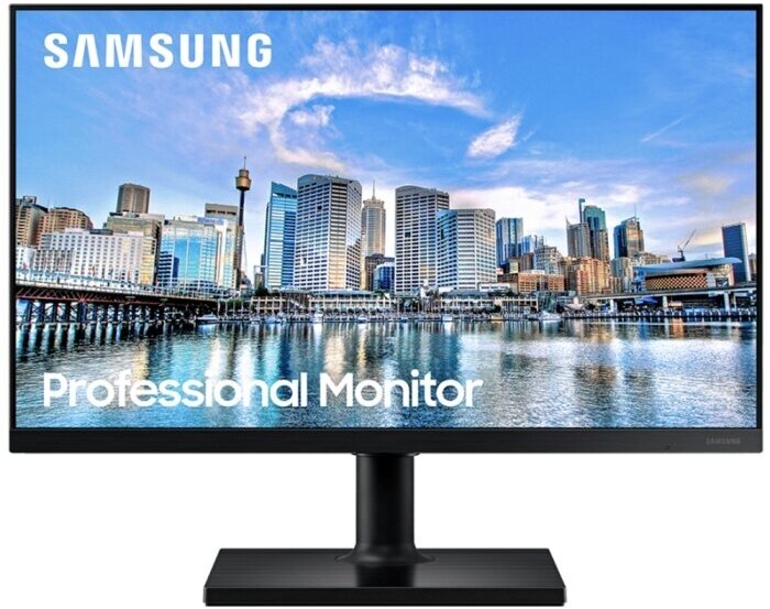 Монитор 23,8" SAMSUNG F24T450FZI Black (IPS, 1920x1080, HDMI+HDMI+DP, 5 ms, 178°/178°, 250 cd/m, 1000:1, MM) (614871)