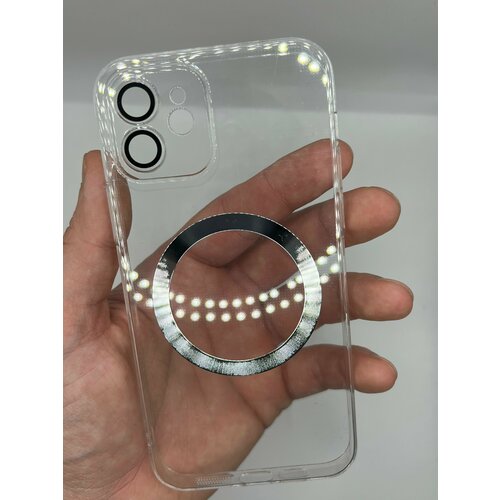 Чехол для Apple iPhone 12 с функцией MagSafe + защитное стекло 9D