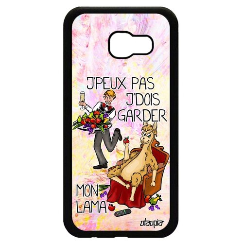 фото Чехол на мобильный galaxy a5 2017, "не могу - у меня лама!" прикол пародия utaupia