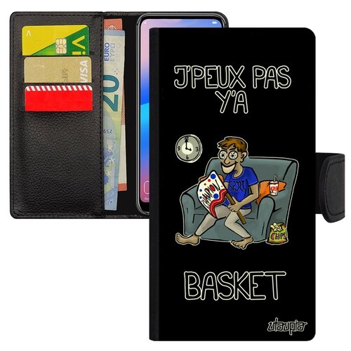 фото Чехол-книжка для мобильного galaxy s8, "не могу - смотрю баскетбол!" игра юмор utaupia