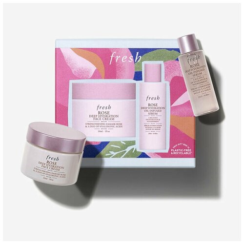 Fresh Подарочный набор Rose Powered Skincare Duo (20мл, 30 мл)