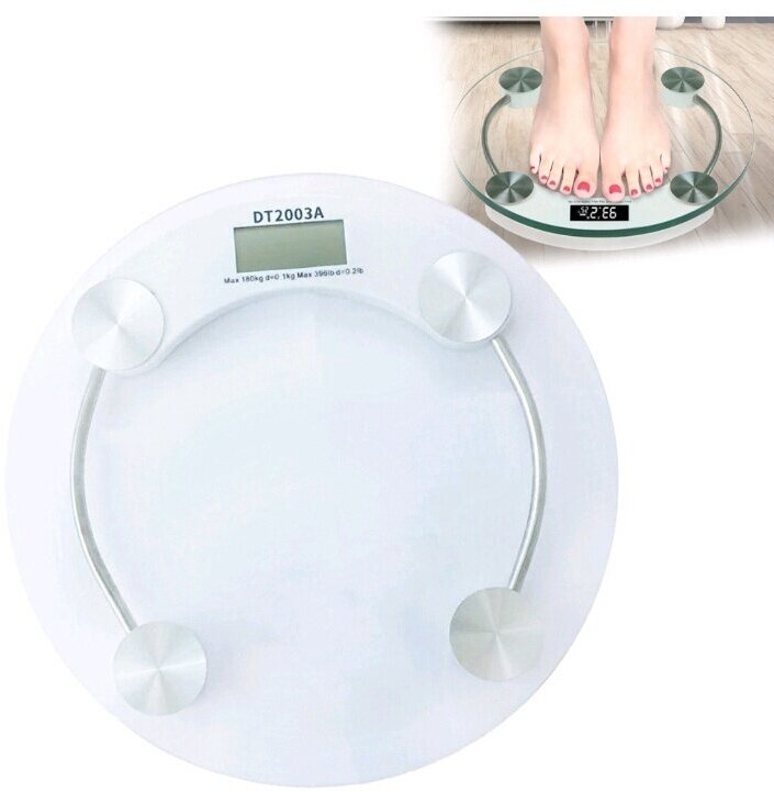 Напольные весы Электронные круглые Personal Scale / Персональные до 180 кг /Точные весы - фотография № 3