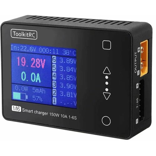 Многофункциональное зарядное устройство ToolkitRC M6 V2 761900₽
