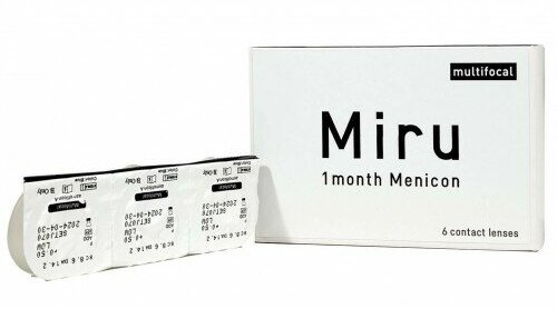 Menicon Контактные линзы Miru 1month Multifocal Add High/14.2/8.6/6шт/-13.00