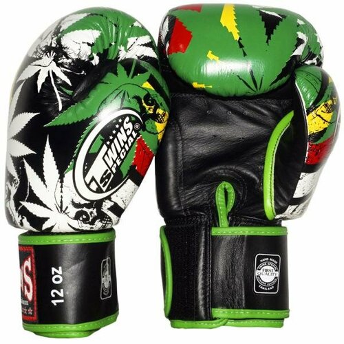 фото Перчатки боксерские тренировочные twins special fbgvl3-54 12 oz grass