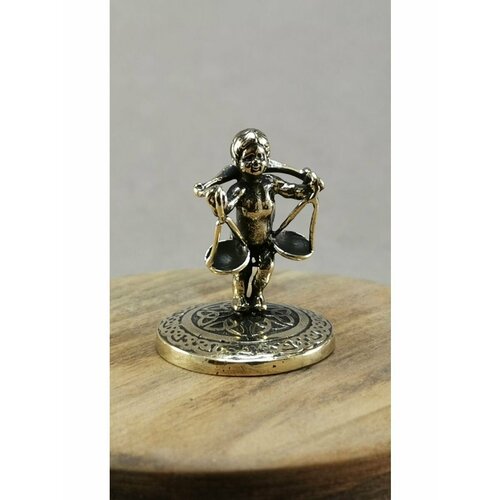 Статуэтка Зодиак Весы Фигурка бронзовая Состаренная