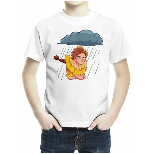 фото Футболка каждому своё, размер 152, белый