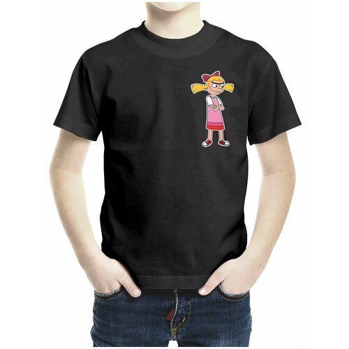 фото Футболка каждому своё, размер 128, черный