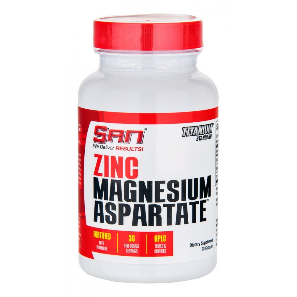 Zinc Magnesium Aspartate, 90 капсул