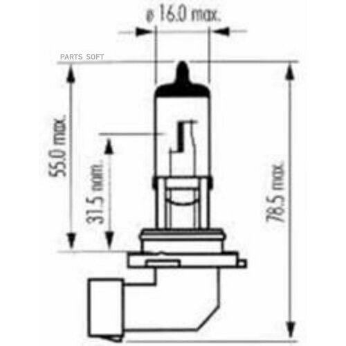 SCT GERMANY 202594 ампа накаивания HB4 White 12V 51W P22d 6380₽