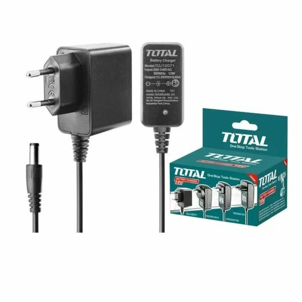 Зарядное устройство TOTAL 12В 220V-240V 50/60Hz , Li-ion