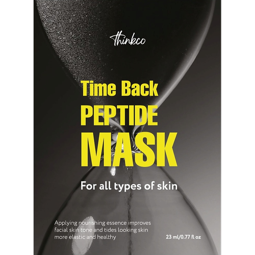Thinkco~Антивозрастная тканевая маска с пептидами~Time Back Peptide Mask маска для лица thinkco маска салфетка для лица с пептидами time back peptide mask