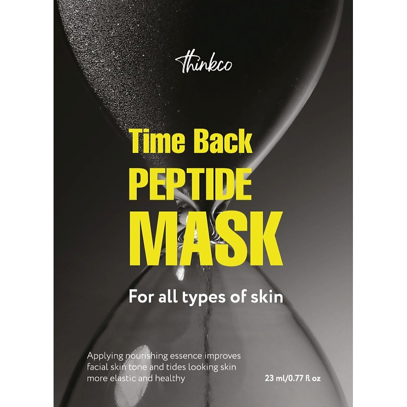 Thinkco~Антивозрастная тканевая маска с пептидами~Time Back Peptide Mask