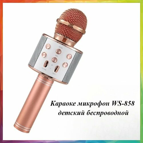 Микрофон для караоке микрофондинамик розовый 76100₽