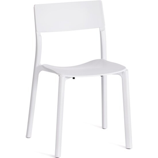 Стул Tetchair LENTO (mod. 43) / 1 шт. в упаковке, пластик, 43 х 49 х 77 см, White (Белый) 1