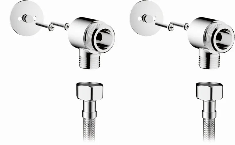 Угол установочный для смесителя LEDEME LH501 наружное подключения (2шт)