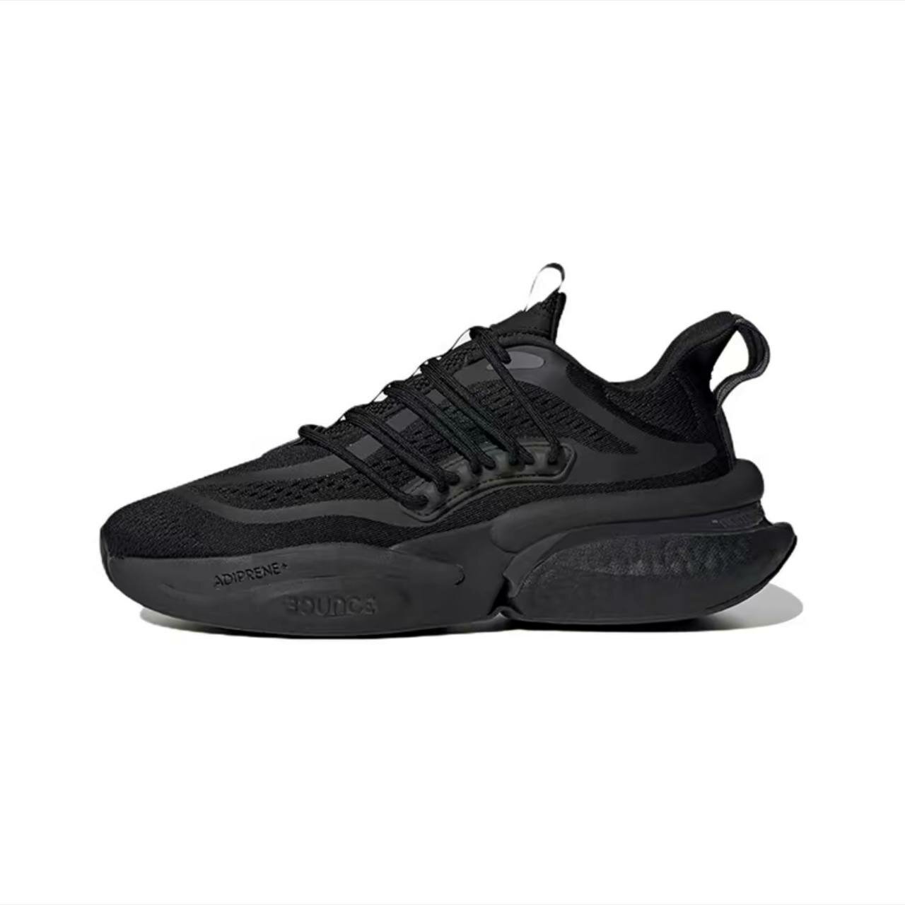 Кроссовки adidas alphaboost V1 black noir, полнота 5 (RU)/ на среднюю стопу, размер 44, черный