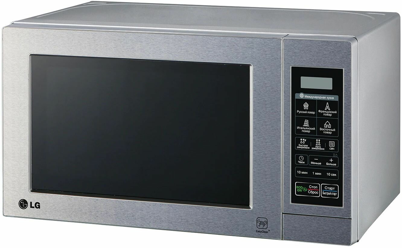 Микроволновая Печь LG MS2044V 20л. 700Вт серебристый — фото 1