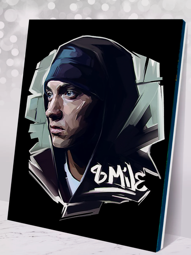 Изображение товара Картина по номерам "Эминем" 40х50 см, хлопковый холст на подрамнике, акрил, Hobby Home