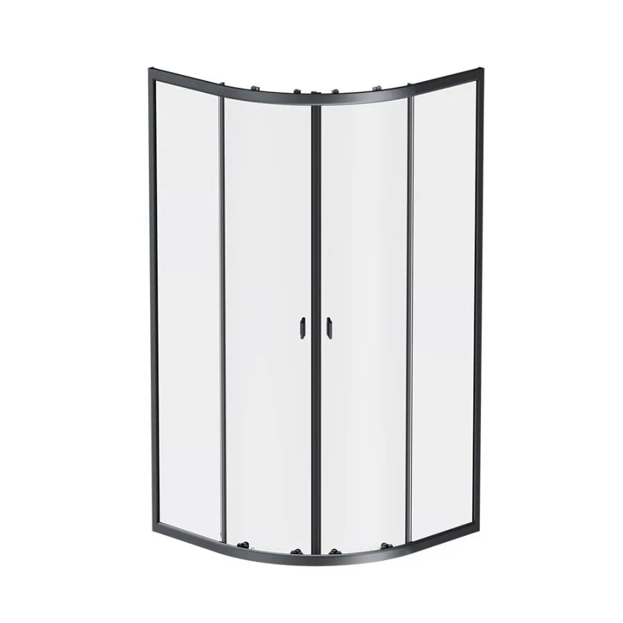 Душевой уголок AM.PM X-Joy 90x90 W88G-205-090BT64 стекло прозрачное профиль черный без поддона