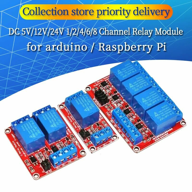 Liludin 1 2 4 8-way 5V релейный модуль, 2 Channel 5V