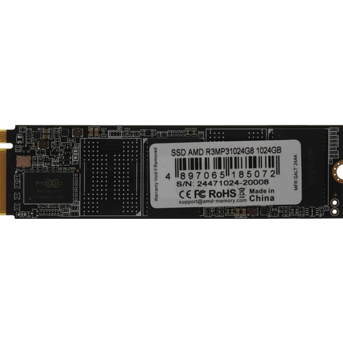 Твердотельный накопитель SSD AMD Radeon R3 Series M2.2280 1024GB